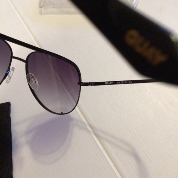 NEw! Quay High key bling black sunglasses main image 8